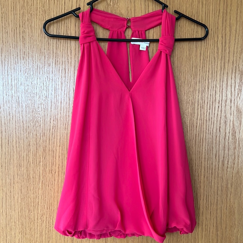 Hot pink shirt